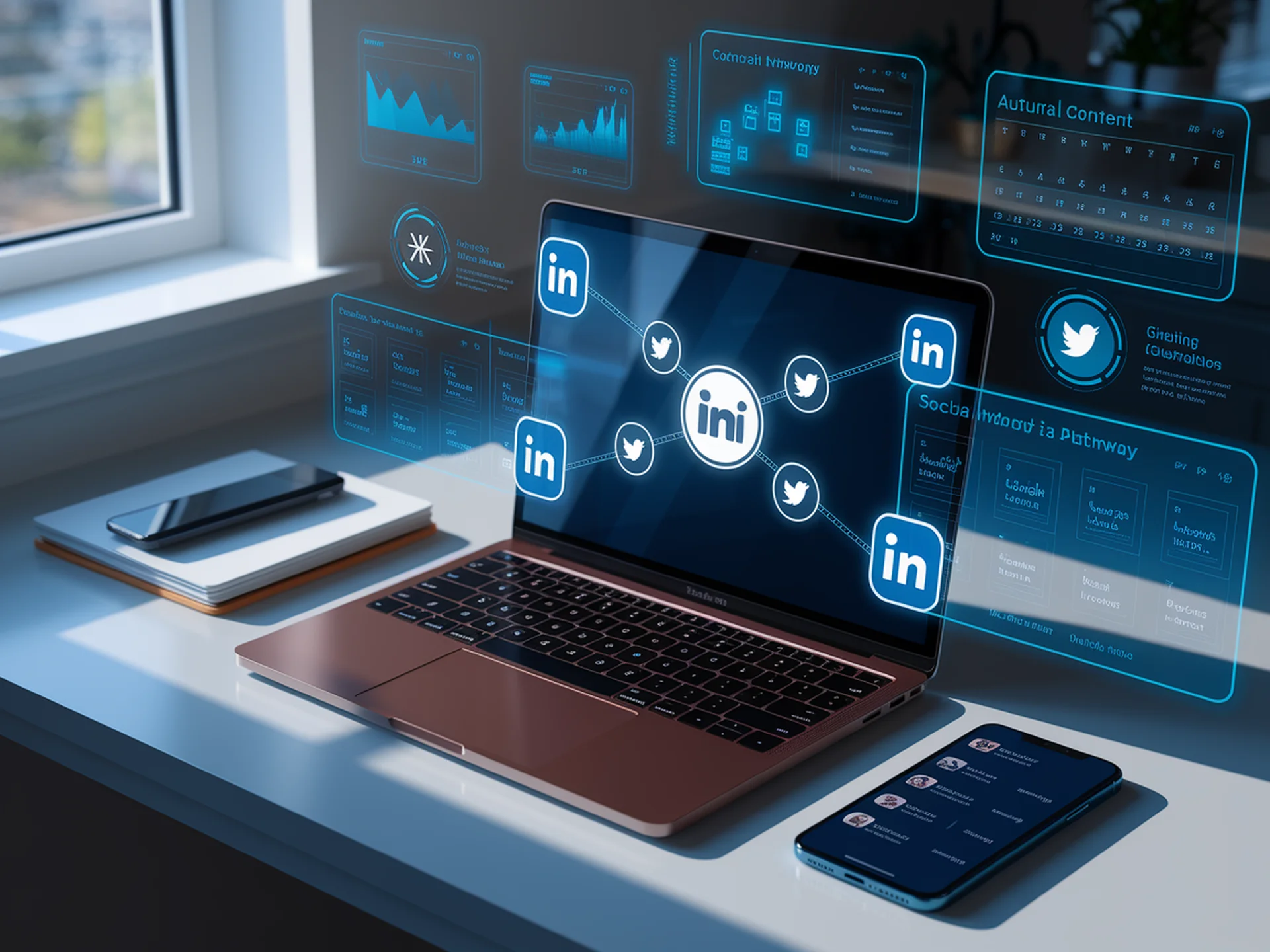 AI Social Media Content Generator & Publisher
