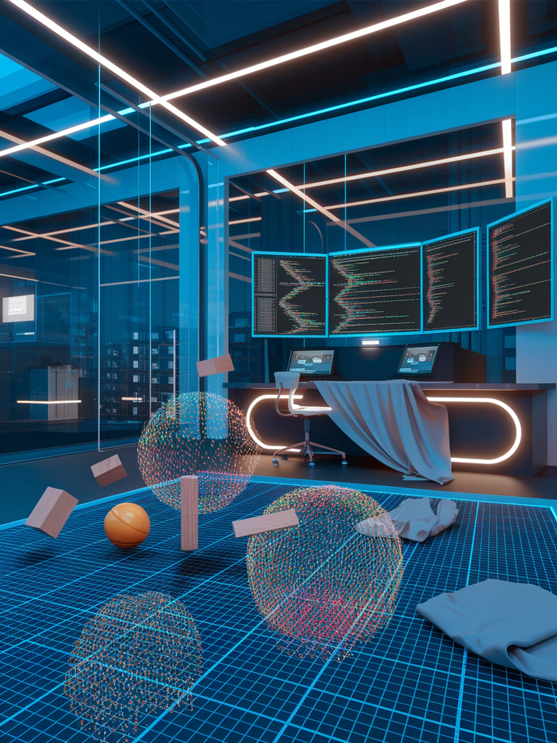 Intelligent Physics Simulation for 3D Environments