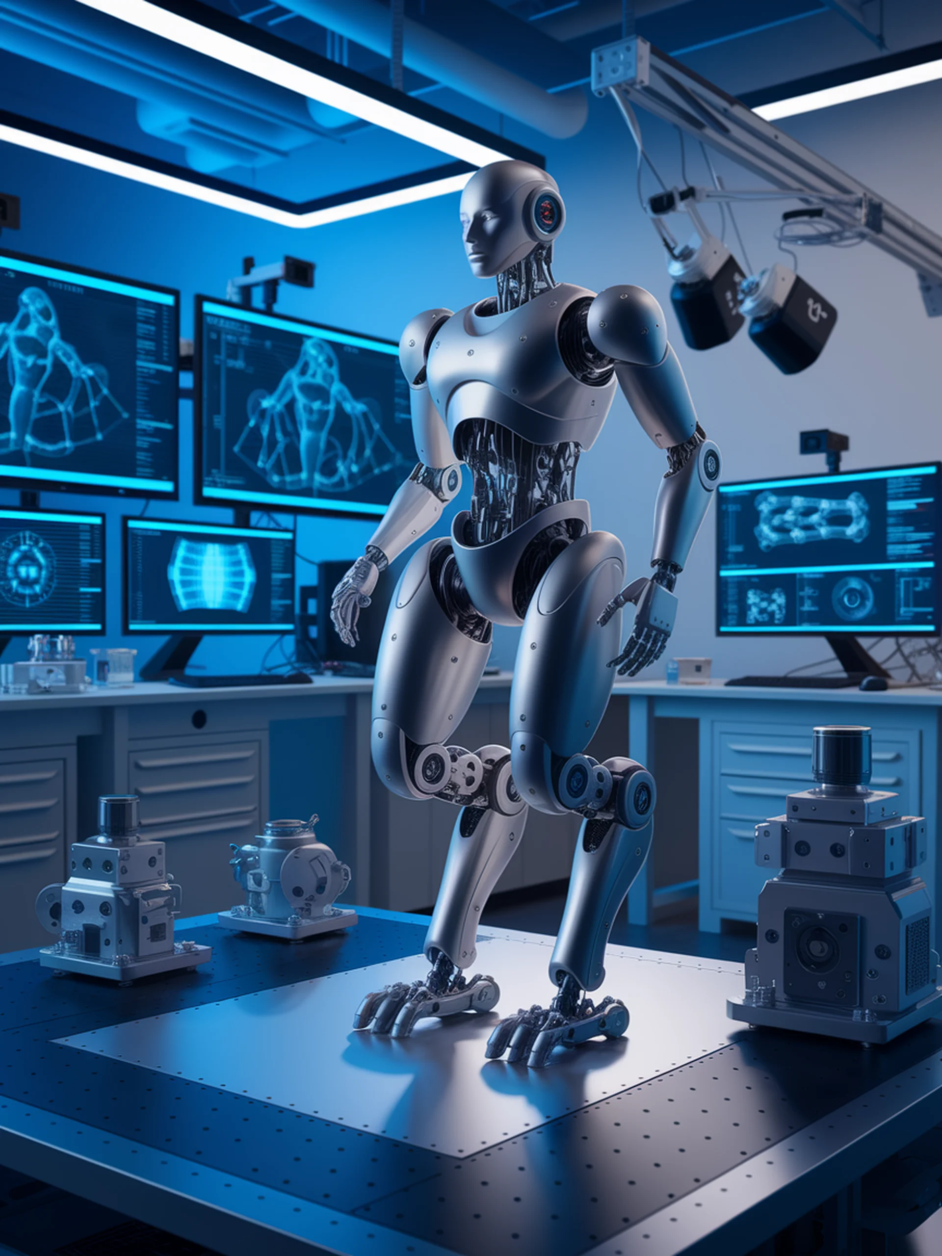 LLM-Guided Bipedal Robots