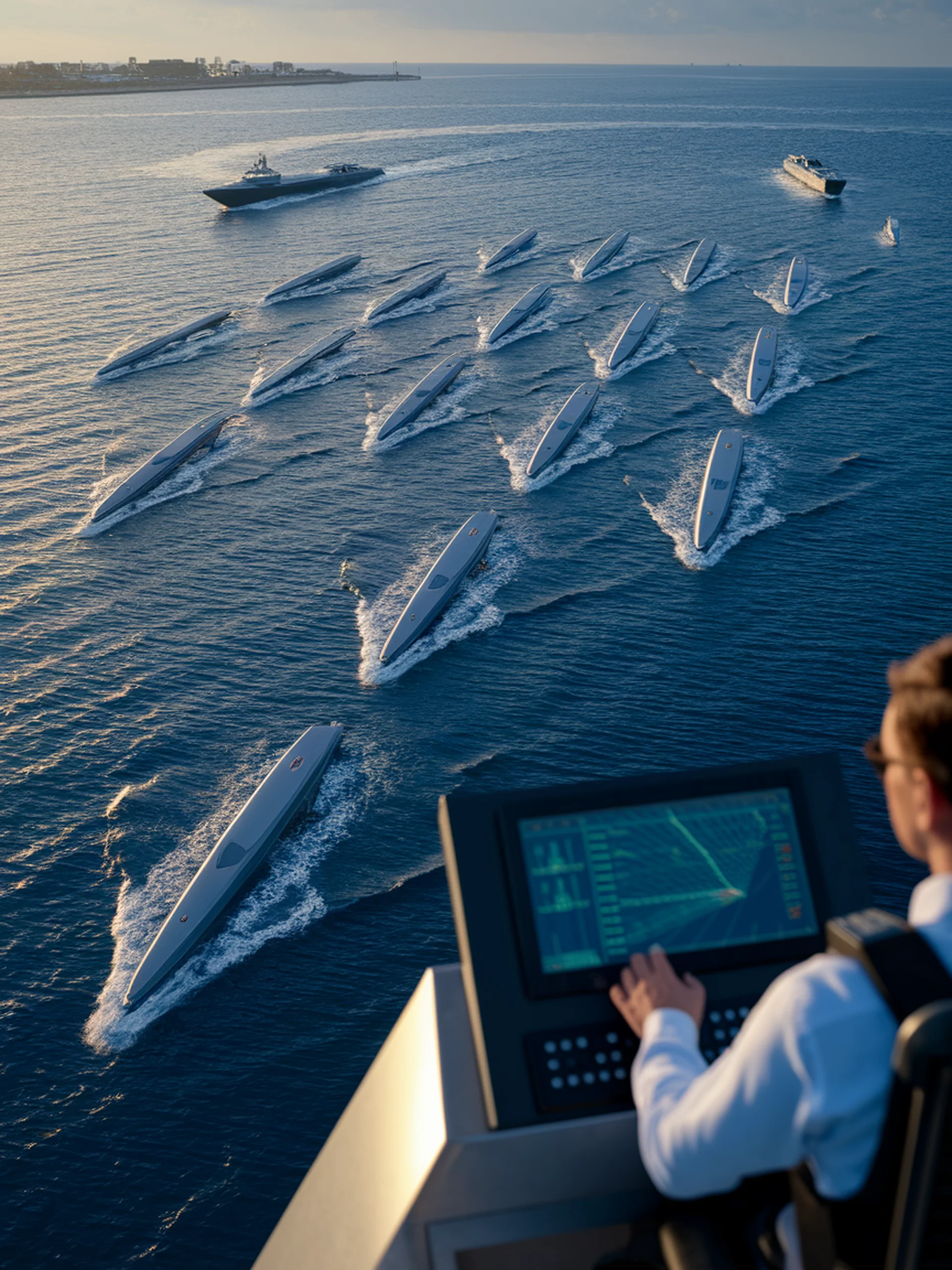 Enhancing USV Swarms with Human Preference