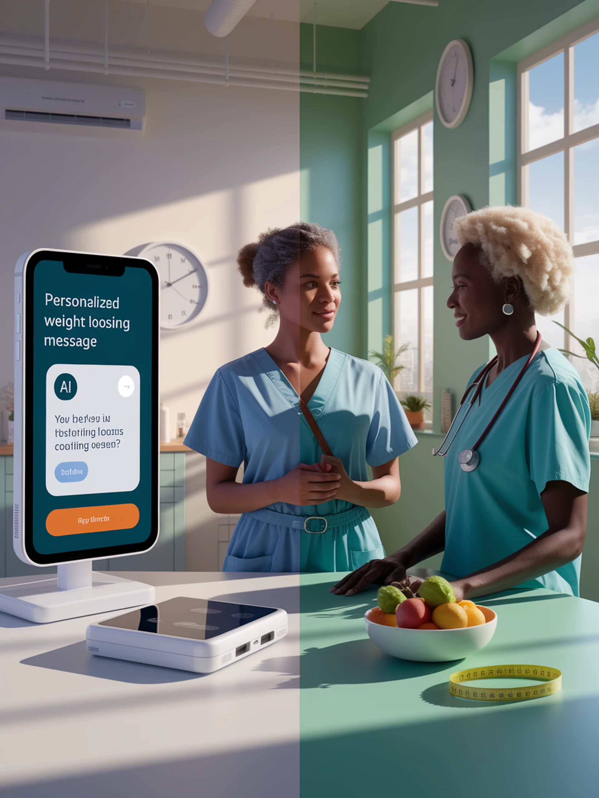 AI vs. Human Coaching for Weight Loss