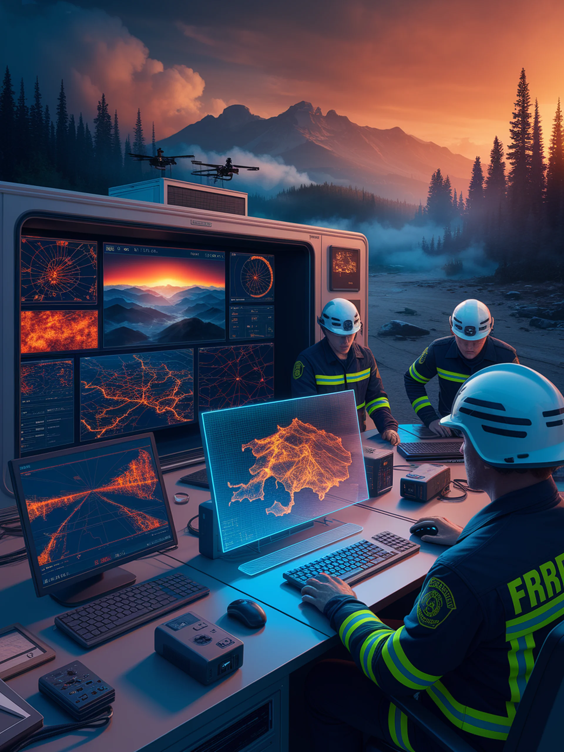 WildfireGPT: Intelligent Multi-Agent System for Natural Hazards
