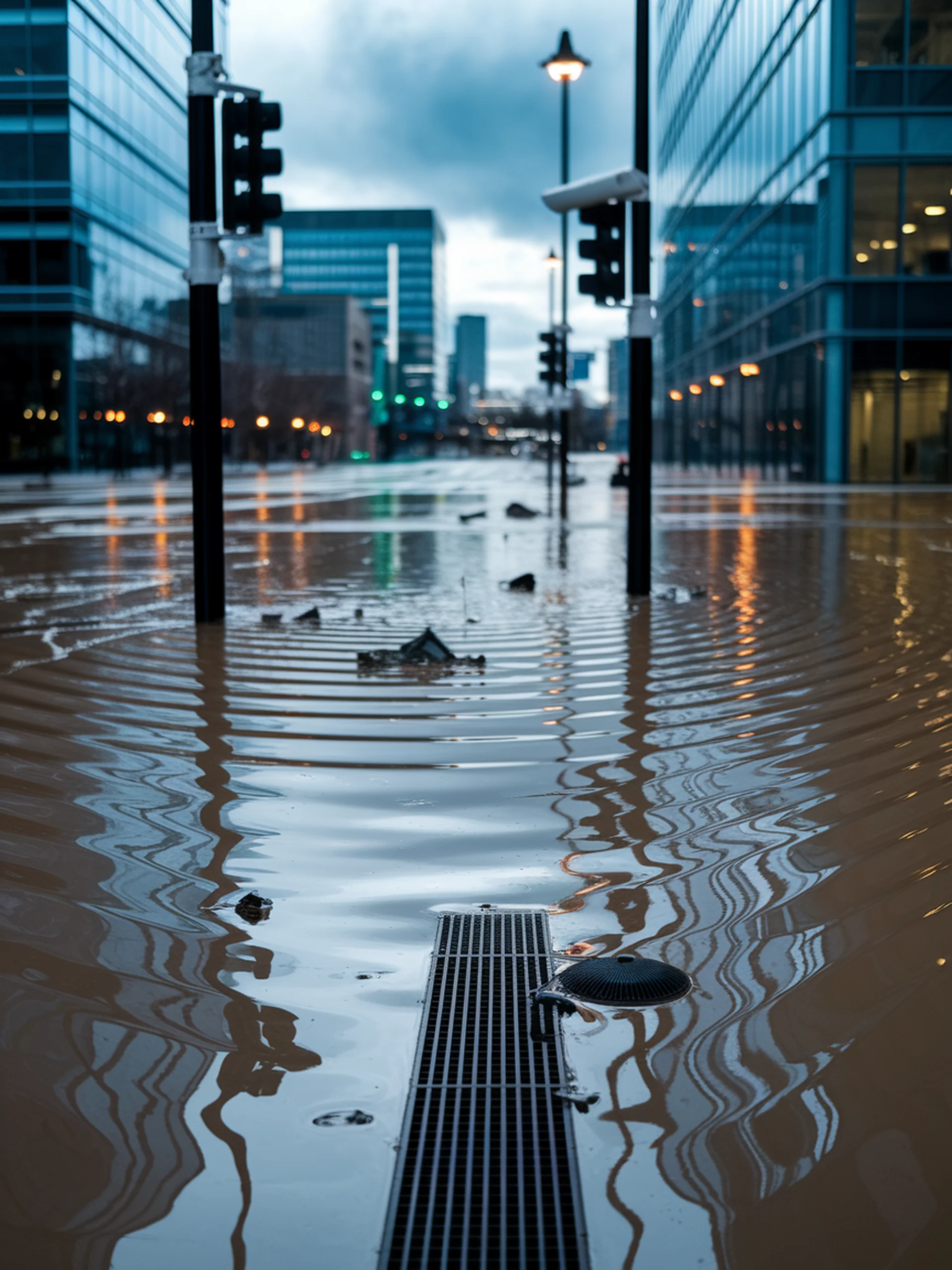 Smart Flood Detection Without Labels