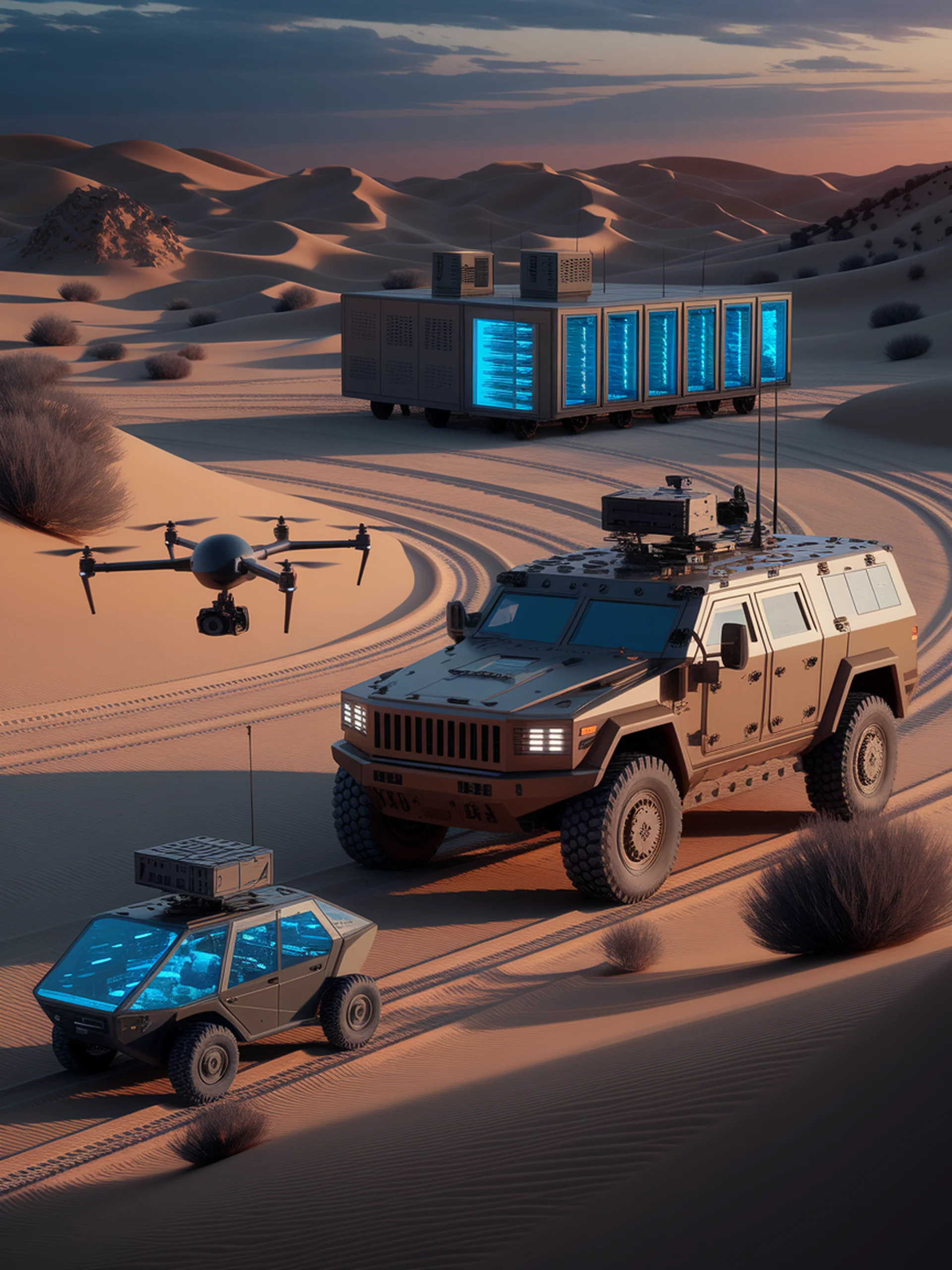 Edge AI for Military Defense Vehicles