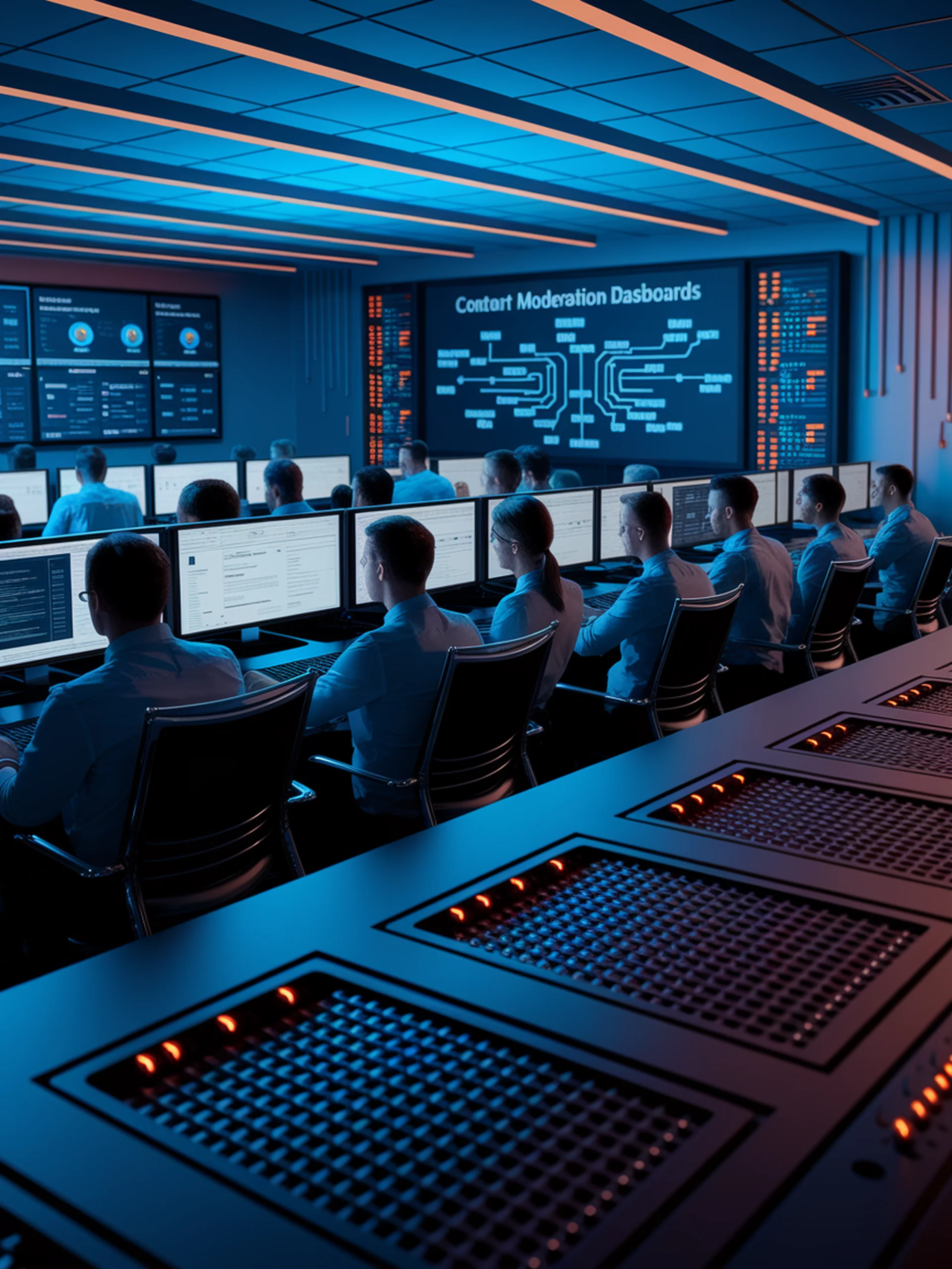 Simulating Moderation at Scale