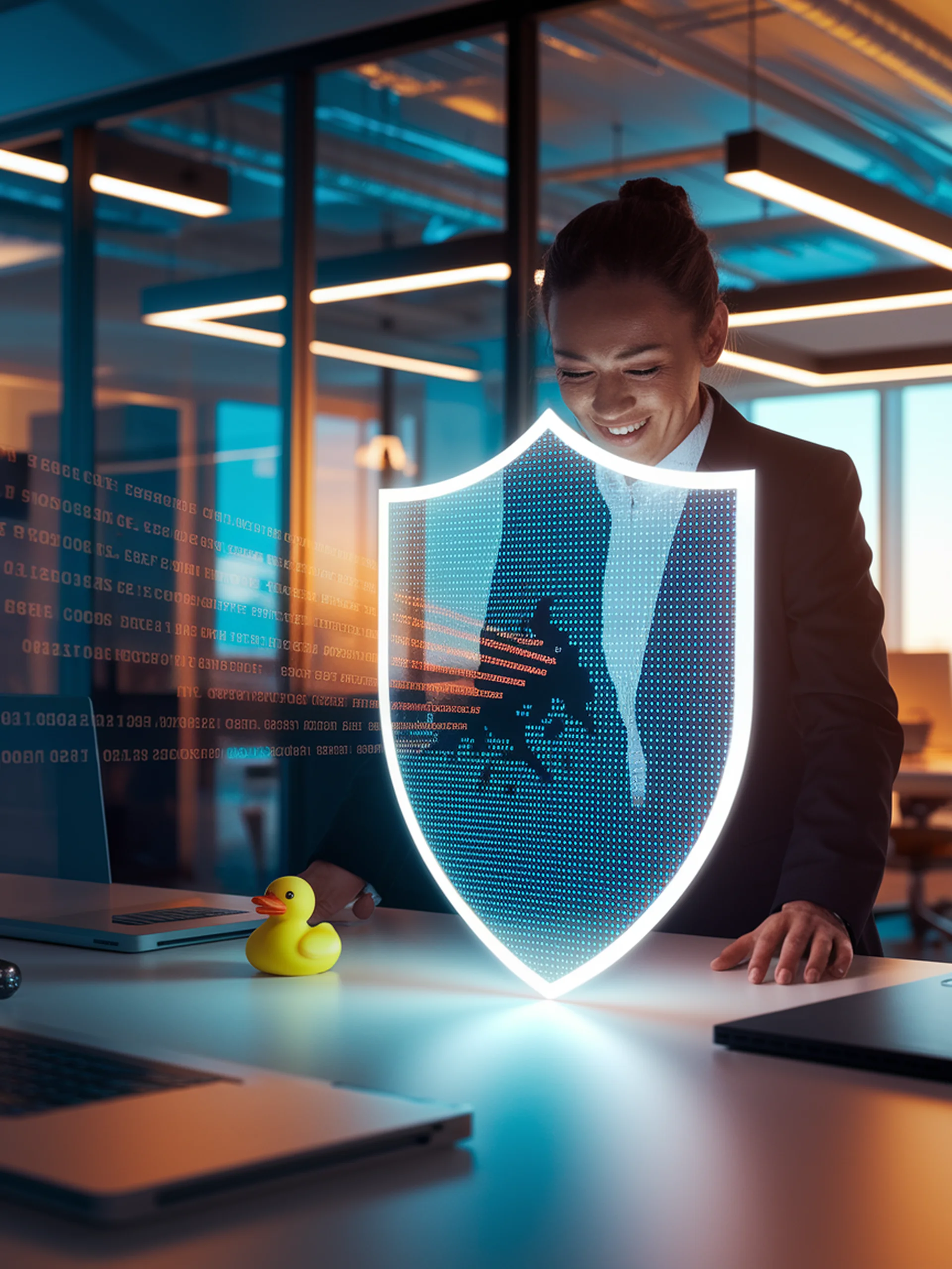 Humor as a Security Shield